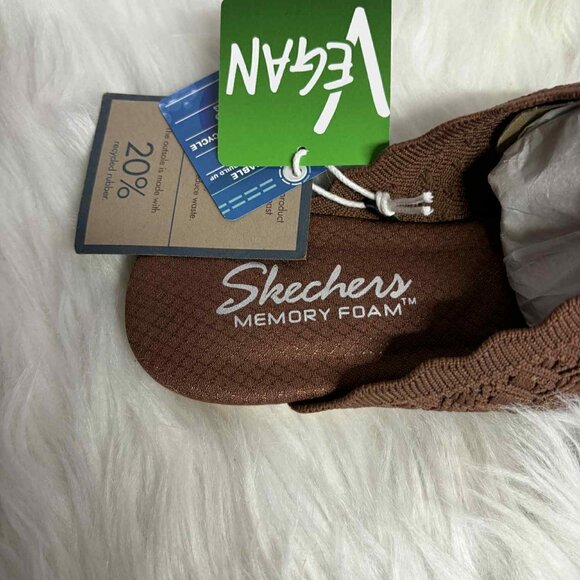 Skechers Cleo Snip Washable Vegan Recycled Crochet Mules -Sweet Daffodil sz7.5 - Picture 3 of 5